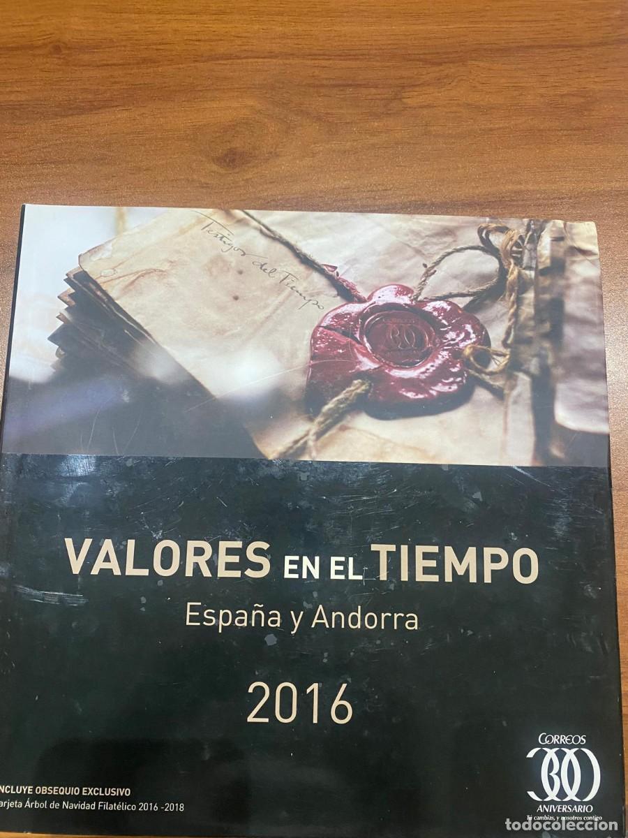 Sellos: LIBRO DE CORREOS-VALORES DEL TIEMPO 2016- SIN SELLOS