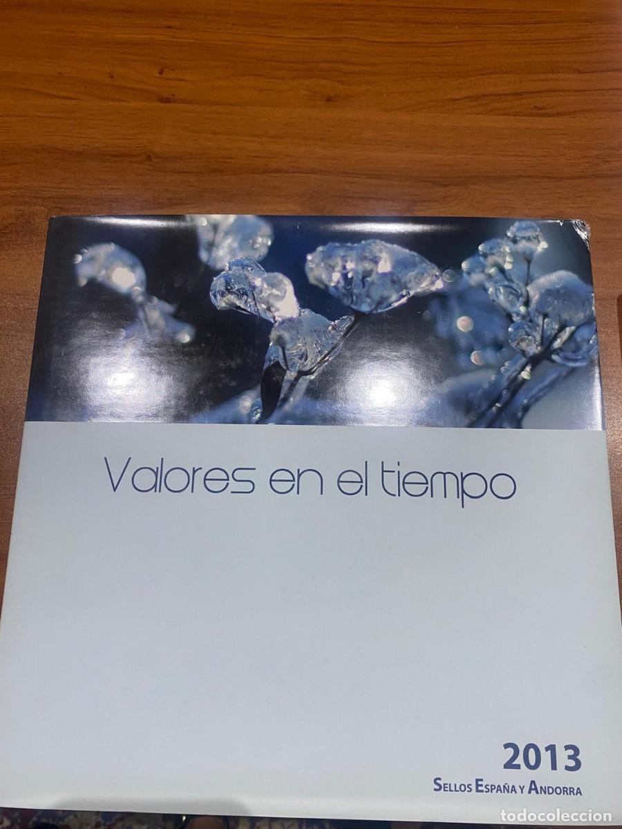Sellos: LIBRO DE CORREOS -VALORES DEL TIEMPO A&Ntilde;O 2013- SIN SELLOS