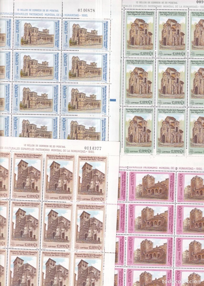 Briefmarken: Sellos Espa&ntilde;a A&ntilde;o 1990 minipliego n&ordm;20/23 Patrimonio de la humanidad valor catalogo 12&euro;
