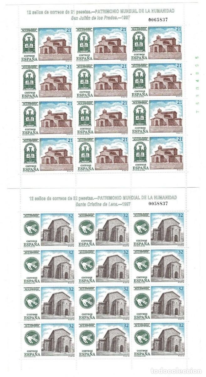 Briefmarken: Sellos Espa&ntilde;a A&ntilde;o 1997 minipliego n&ordm;57/58 Patrimonio de la humanidad valor catalogo 20,40&euro;