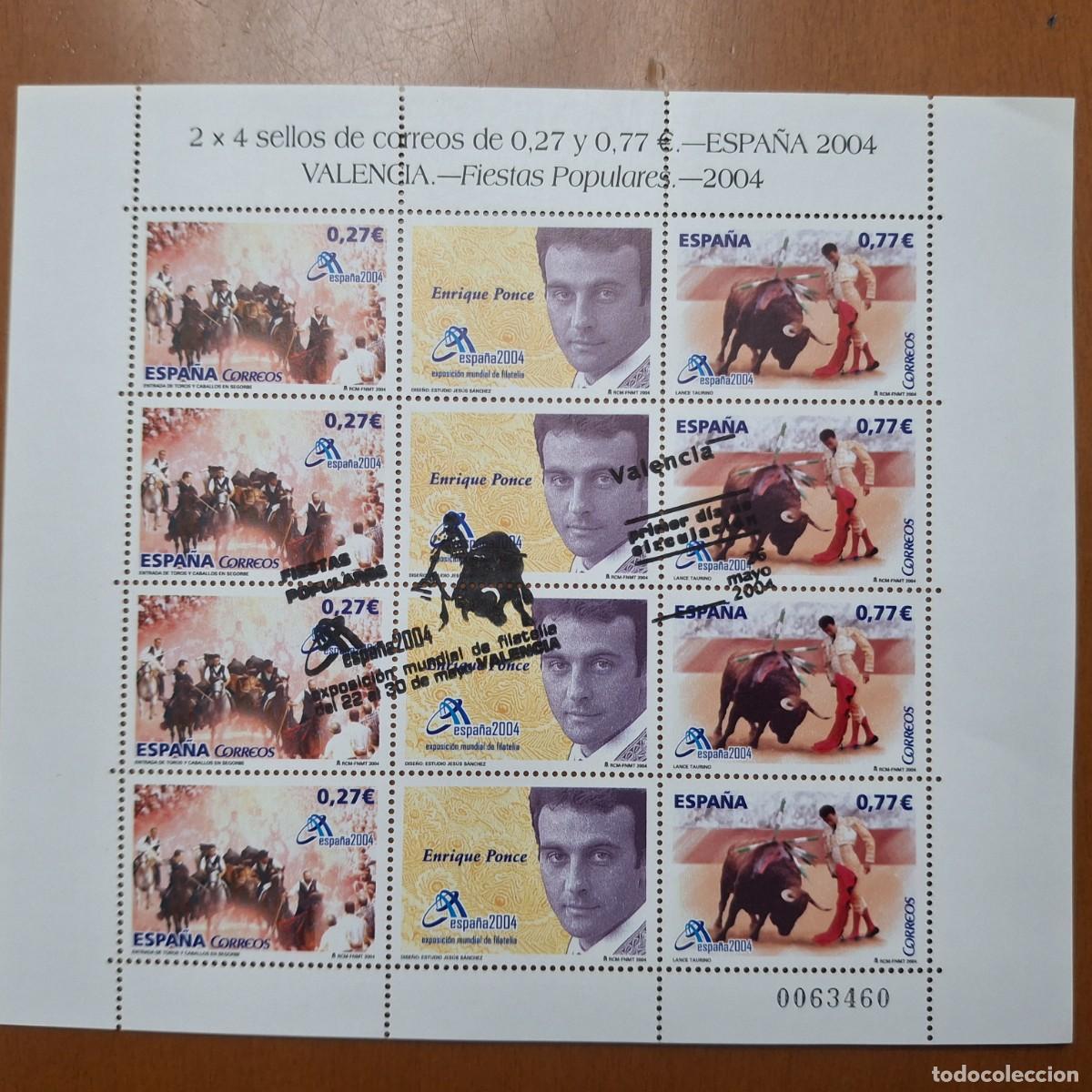 Briefmarken: HB1263 Sellos ESPA&Ntilde;A a&ntilde;o 2004 minipliego 83 con matasellos conmemorativos