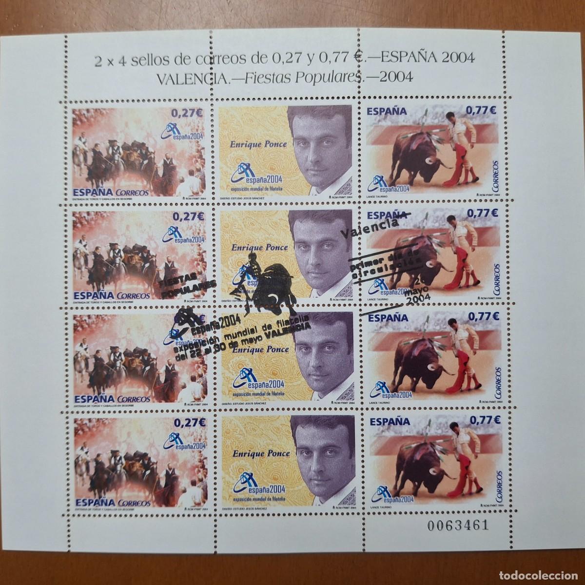 Briefmarken: HB1264 Sellos ESPA&Ntilde;A a&ntilde;o 2004 minipliego 83 con matasellos conmemorativos