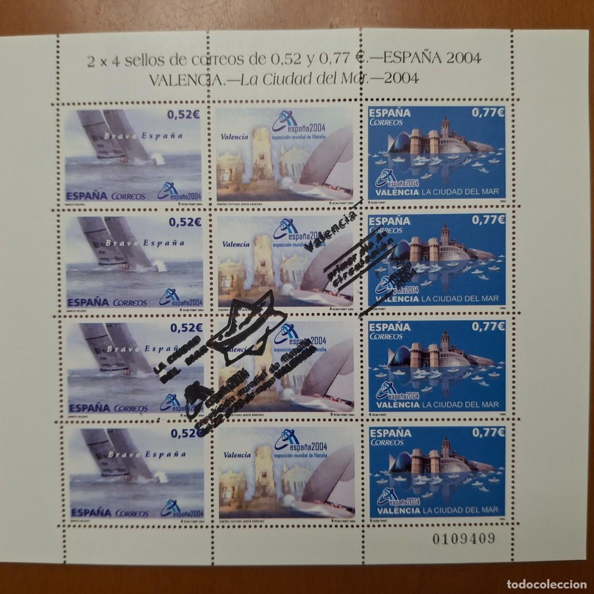 Timbres: HB1266 Sellos ESPA&Ntilde;A a&ntilde;o 2004 minipliego 84 con matasellos conmemorativos