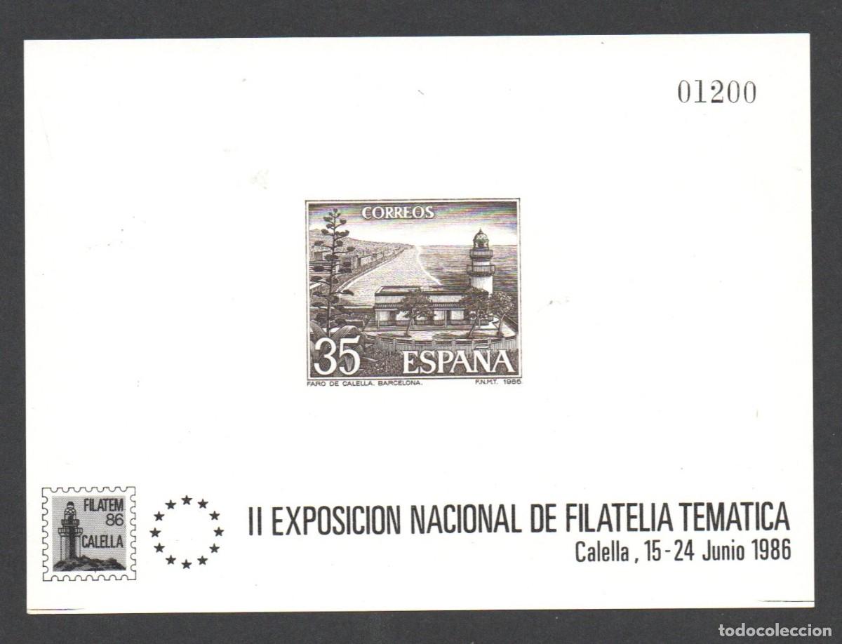 Briefmarken: PRUEBA DE LUJO 9 ** CALELLA FILATEM 86