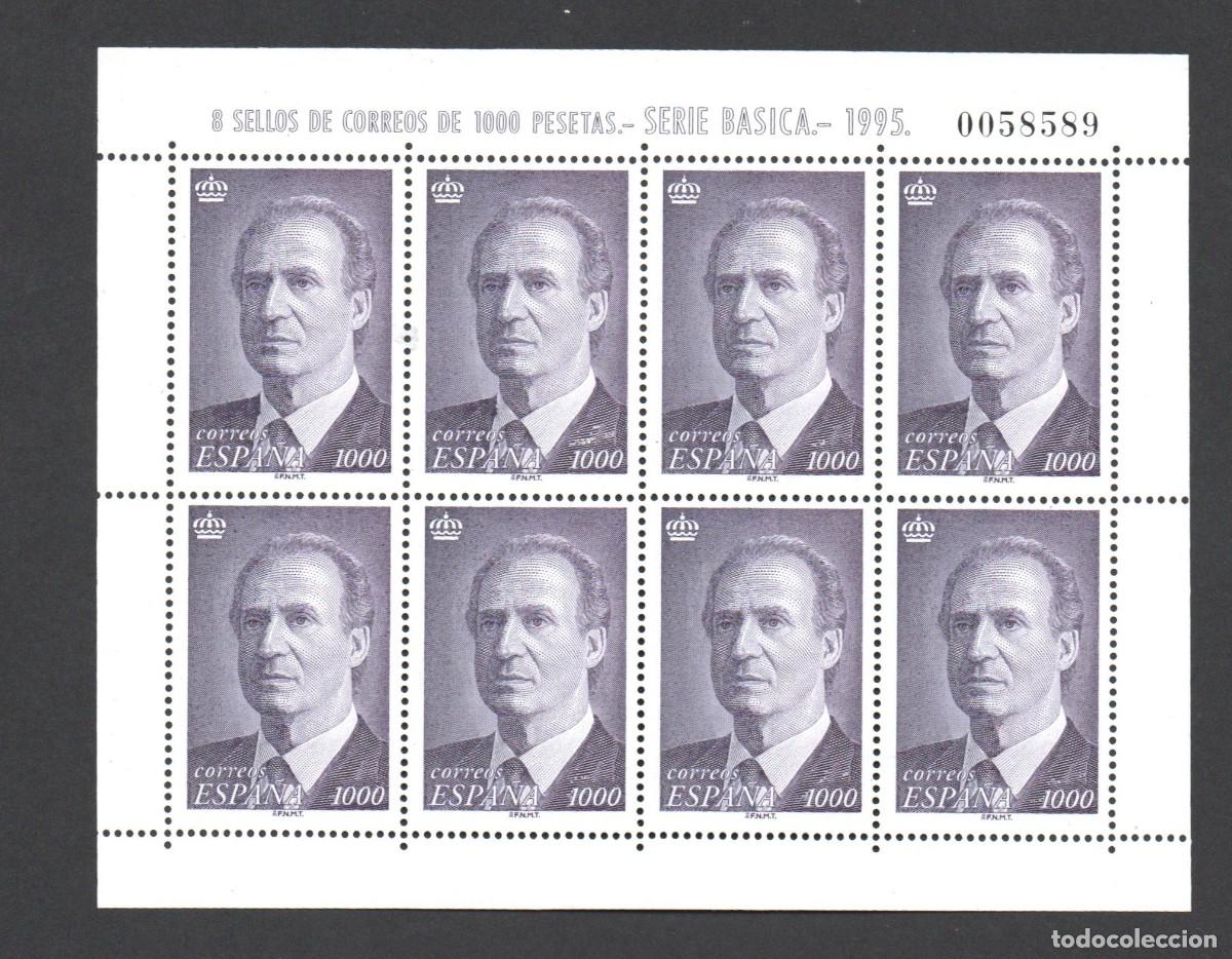 Stamps: MINIPLIEGO 50** S.M. DON JUAN CARLOS I. ( 1000 P. )