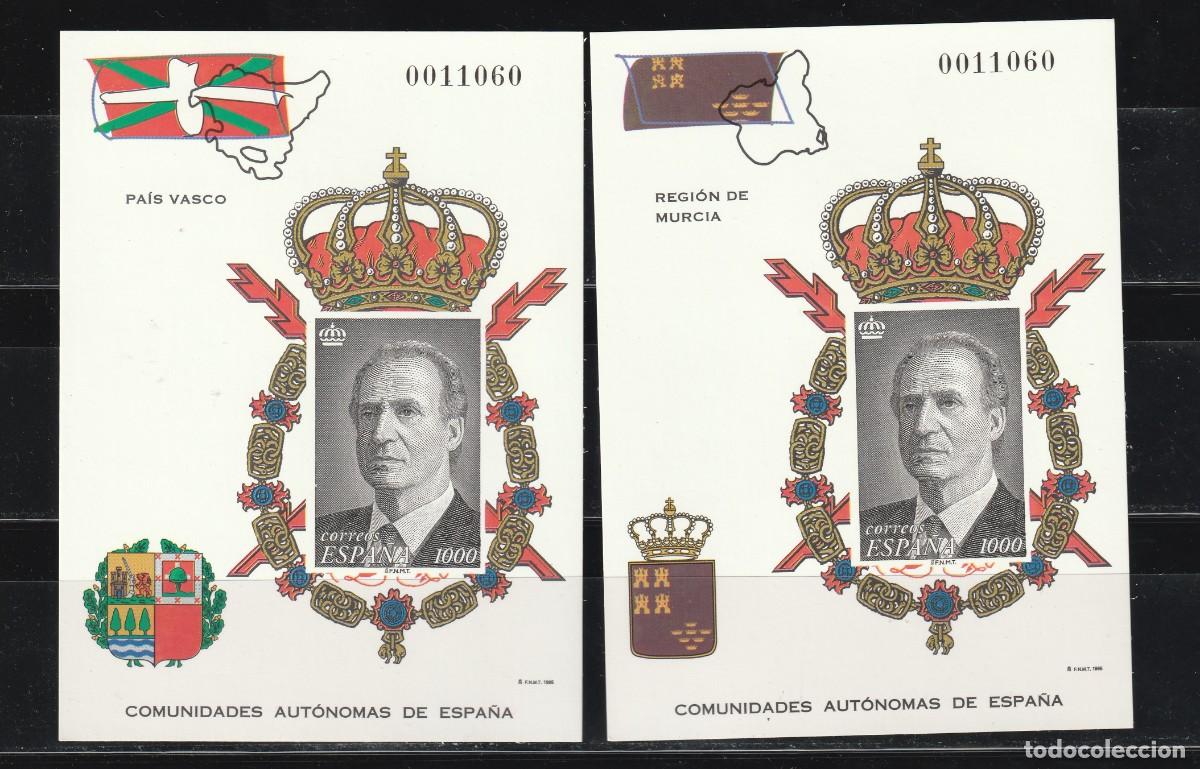 Briefmarken: PRUEBAS DE LUJO 37 / 56** AUTONOMIAS A&Ntilde;O 1995
