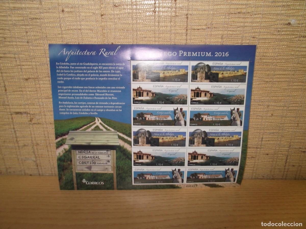 Sellos: Espa&ntilde;a 2016 Pliego Premium Arquitectura rural.Nuevo