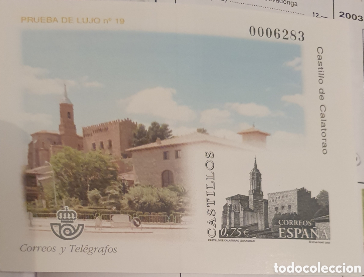 Sellos: Prueba OFICIAL n&uacute;mero 77. A&ntilde;o 2002. Valor cat&aacute;logo 12 &euro;