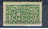 Sellos: domingo impedido NUEVO*** - Foto 1