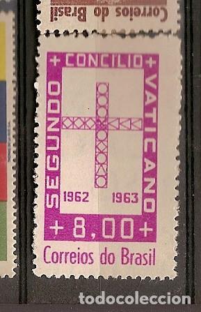 Sellos: Brasil ** & Concilio Ecum&eacute;nico del Vaticano 1963 (730) - Foto 1