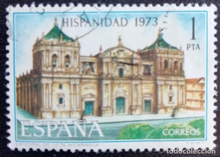 Sellos: 1973. Religión. ESPAÑA. 2154. Catedral de León. Usado. - Foto 1 - 161948606