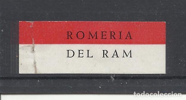 Sellos: ROMERIA DEL RAM - Foto 1