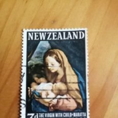 Sellos: NUEVA ZELANDA - VALOR FACIAL 2 D - CHRISTMAS 1966 - MARATTA. Lote 366387076
