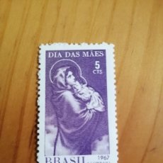 Sellos: BRASIL - VALOR FACIAL 5 CTS - AÑO 1966 - DIA DAS MAES, 1967.. Lote 366388286
