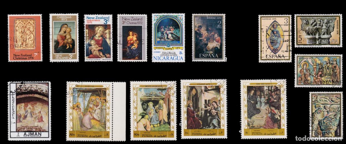 Sellos: 80 DIFFERENT CHRISTIAN WORLD STAMPS. - Foto 2
