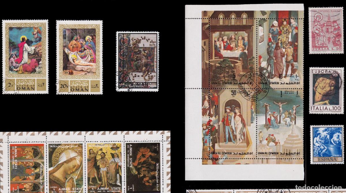 Sellos: 80 DIFFERENT CHRISTIAN WORLD STAMPS. - Foto 3
