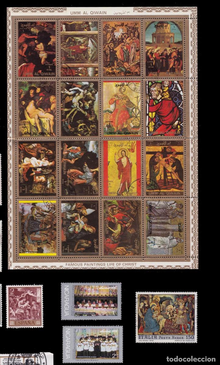 Sellos: 80 DIFFERENT CHRISTIAN WORLD STAMPS. - Foto 4