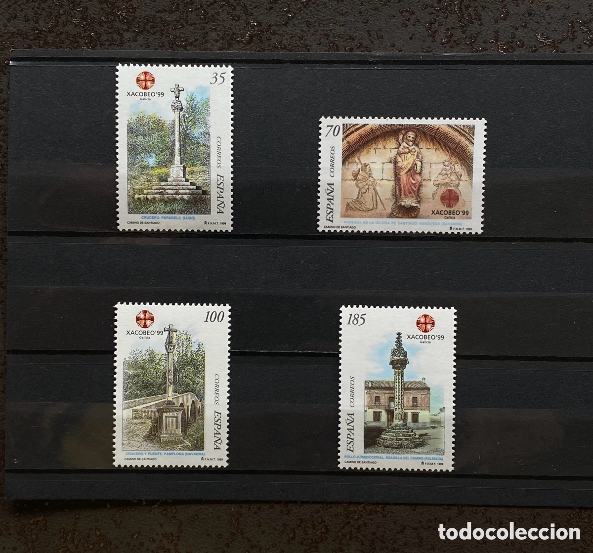 Sellos: Sellos, nuevo, de Espa&ntilde;a 1999 Edifil 3617/20 Edificios - Foto 1