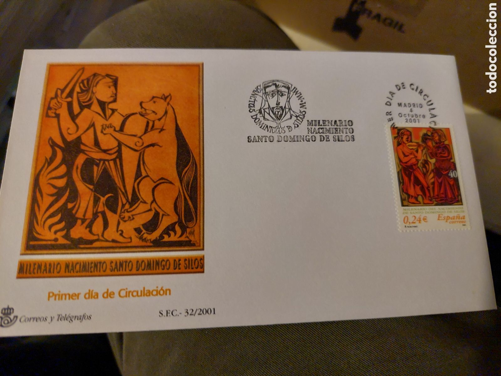 Sellos: 3817 edifil santo domingo silos 20021 religi&oacute;n arte Espa&ntilde;a