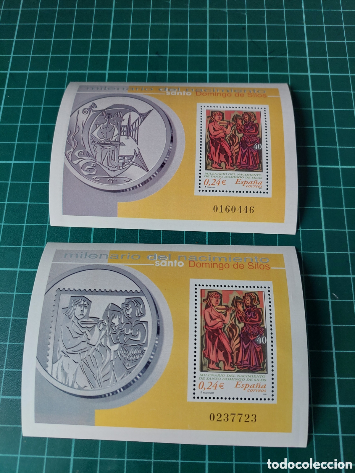 Sellos: 2000 EDIFIL 3818/19 NUEVOS MILENARIO MONASTERIO SILOS ARTE RELIGI&Oacute;N