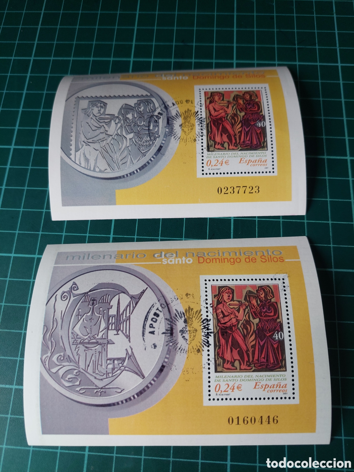 Sellos: 2000 ESPA&Ntilde;A MILENARIO MONASTERIO SILOS ARTE RELIGI&Oacute;N MUSICA EDIFIL 3818/19 A&Ntilde;O 2000