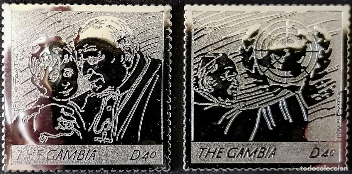 Sellos: GAMBIA 2005 - JUAN PABLO II .