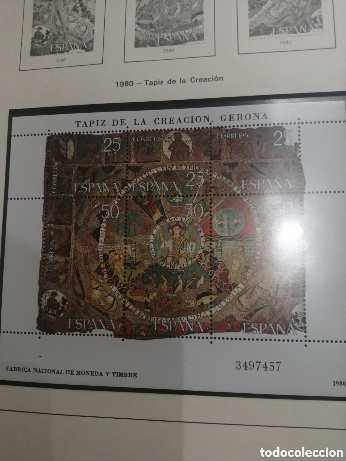 Sellos: Tapiz Creacion Gerona 1980