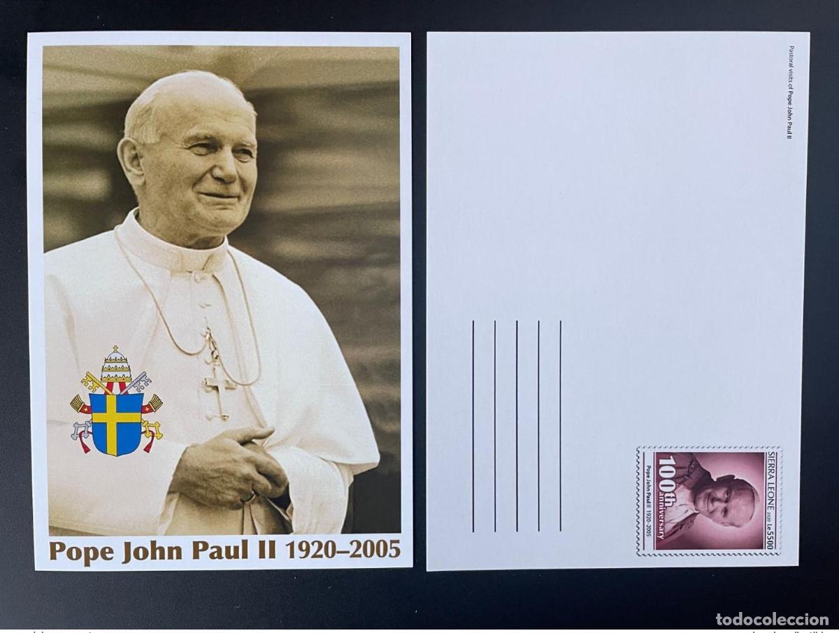 Sellos: Sierra Leona 2020 Mi.? Visitas pastorales completas (II) del Papa Juan Pablo