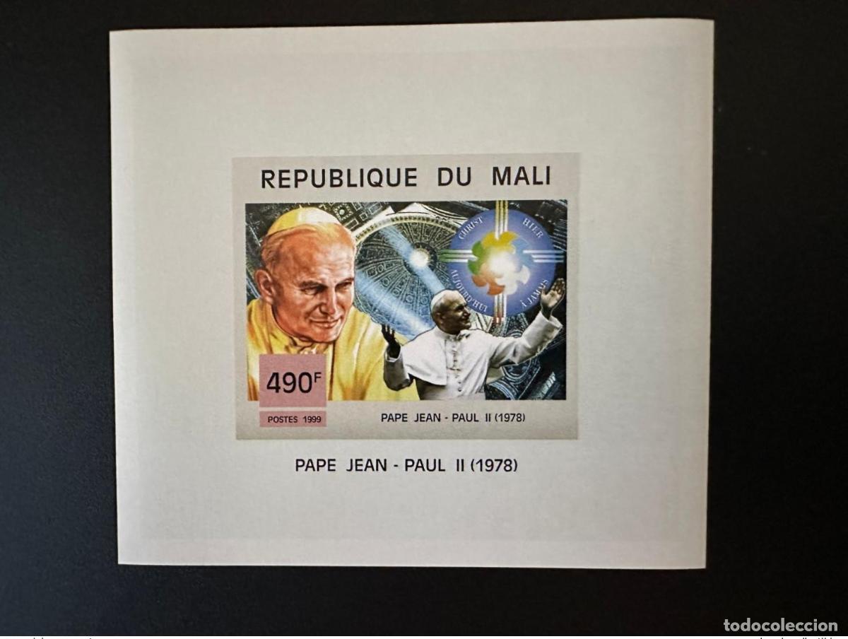 Sellos: Mal&iacute; 1999 Mi. Bl. 2249 ND Luxury Block Papa Juan Pablo II Papst