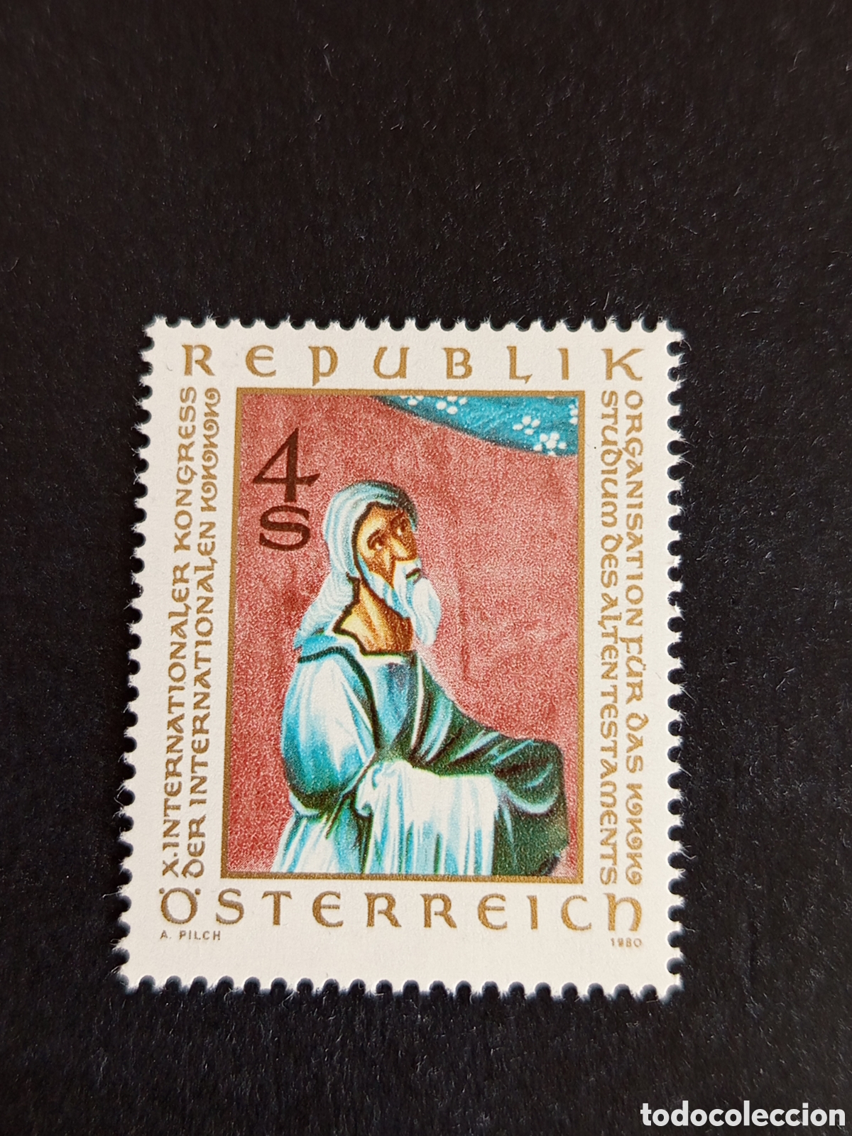 Sellos: AUSTRIA, 1980. Congreso sobre el Antiguo Testamento. Yvert 1482. Pedido m&iacute;nimo 3 &euro;. Ver fotos.