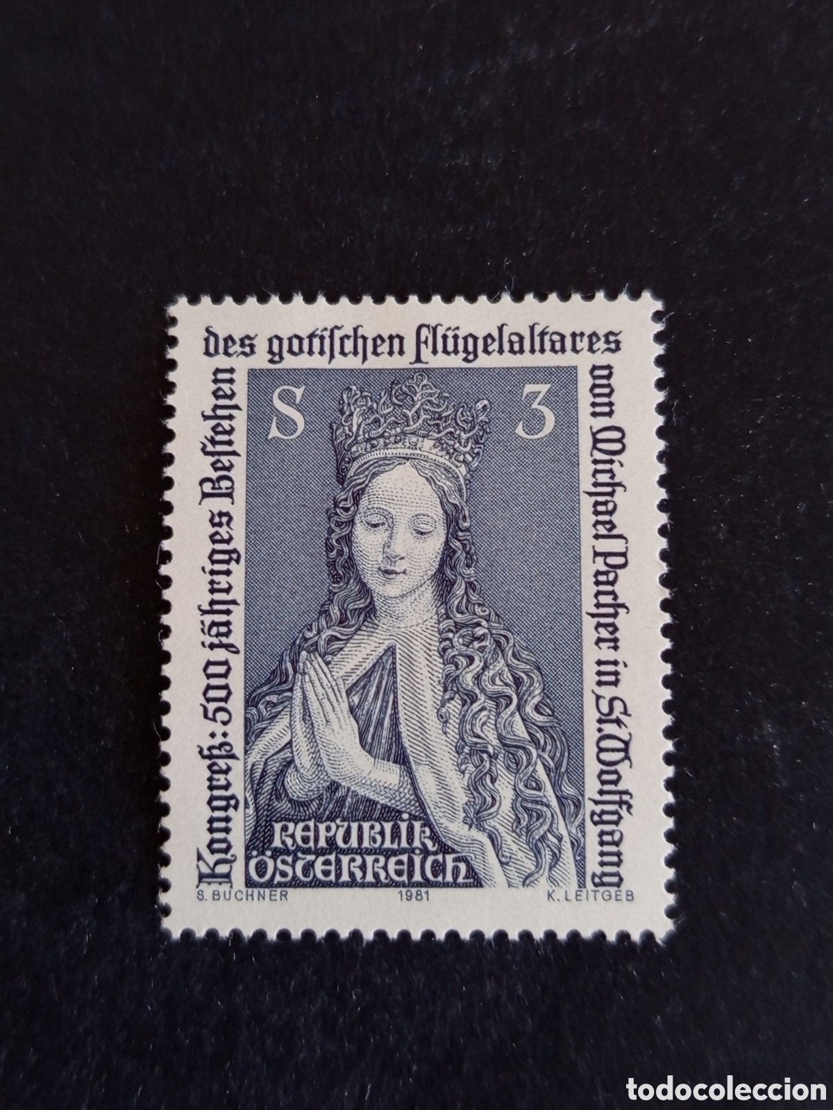 Sellos: AUSTRIA, 1981. Virgen Coronada. Yvert 1510. Pedido m&iacute;nimo 3 &euro;. Ver fotos. Serie completa en nuevo