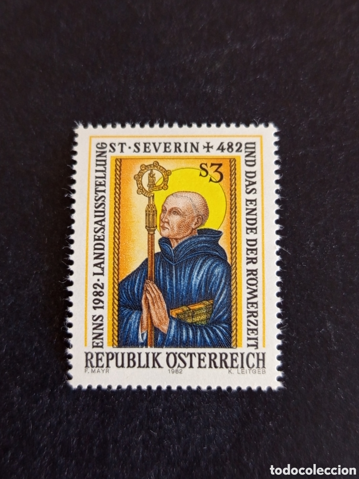 Sellos: AUSTRIA, 1982. St. Severin. Yvert 1528. Pedido m&iacute;nimo 3 &euro;. Ver fotos. Serie completa en nuevo