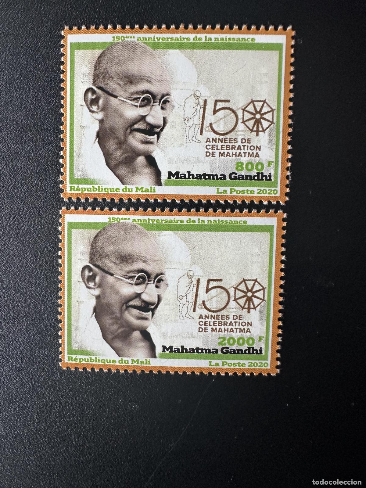 Francobolli: Mali mayo de 2020.? Mahatma Gandhi: 150 a&ntilde;os Mohandas: India
