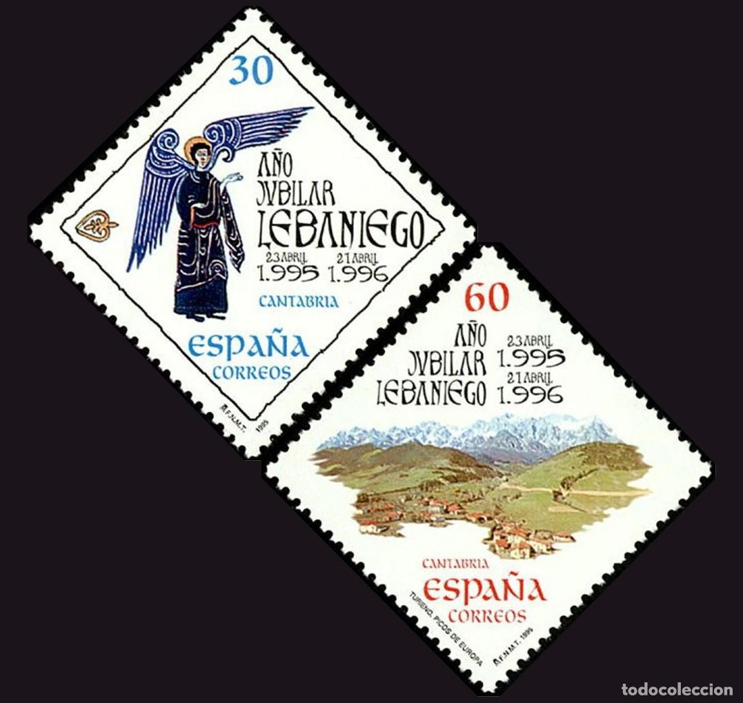Sellos: 2v Espa&ntilde;a, 1995 | A&ntilde;o Jubilar Lebaniego | Ed: 3354/5, Yv: 2944/5, Mi: 3210/1 MNH **