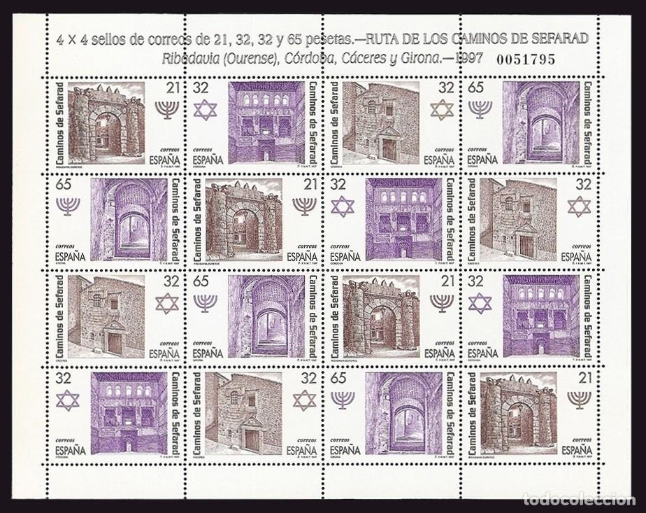 Sellos: MP Espa&ntilde;a, 1997 | Jewish cultural heritage | Ed: 3520/3, Yv: 3095/8, Mi: 3361/4 MNH **