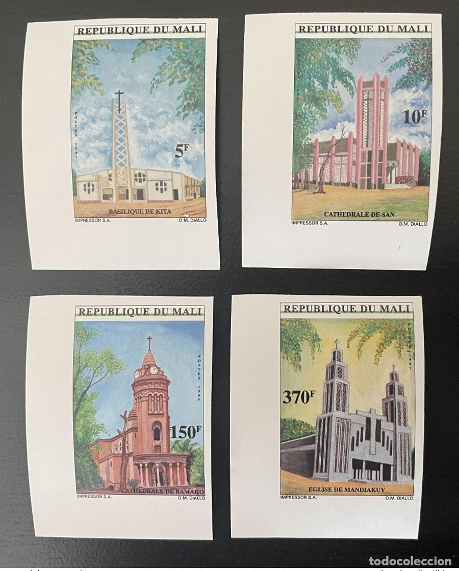Briefmarken: Mal&iacute; 1997 enero de 1871 - 1874 Segunda Iglesia del Emperador Kita San Bamako Mandiakuy MNH**