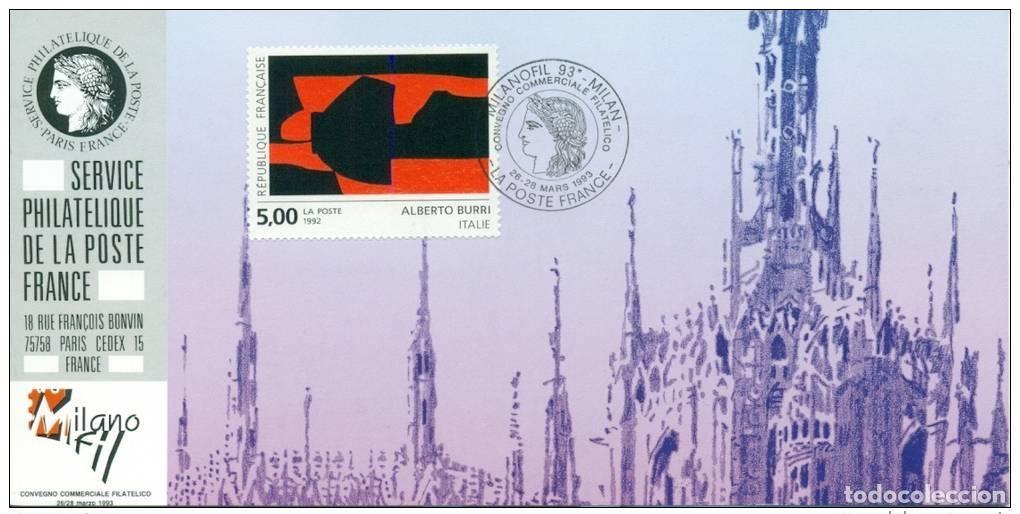 Sellos: Exposici&oacute;n 100% oficial de mapas Milanofil 1993 FDC Table Church Cathedral