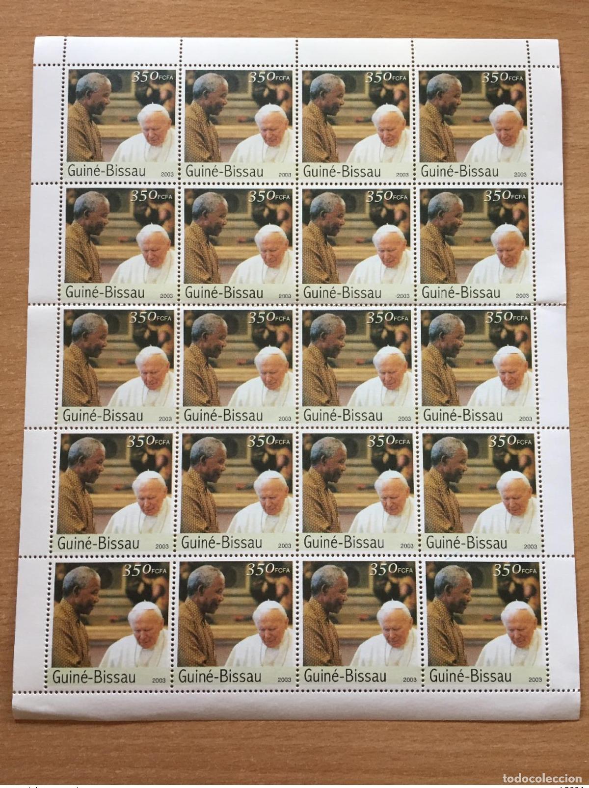 Sellos: Guinea-Bissau 2003 Mi. 2614 Papa Juan Pablo II Jean Paul Religi&oacute;n &iexcl;RARA!