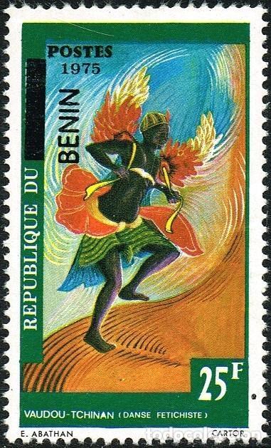 Sellos: Ben&iacute;n 2009 Mi. 1485 sobrecargado Vud&uacute; Tchinan danza fetichista