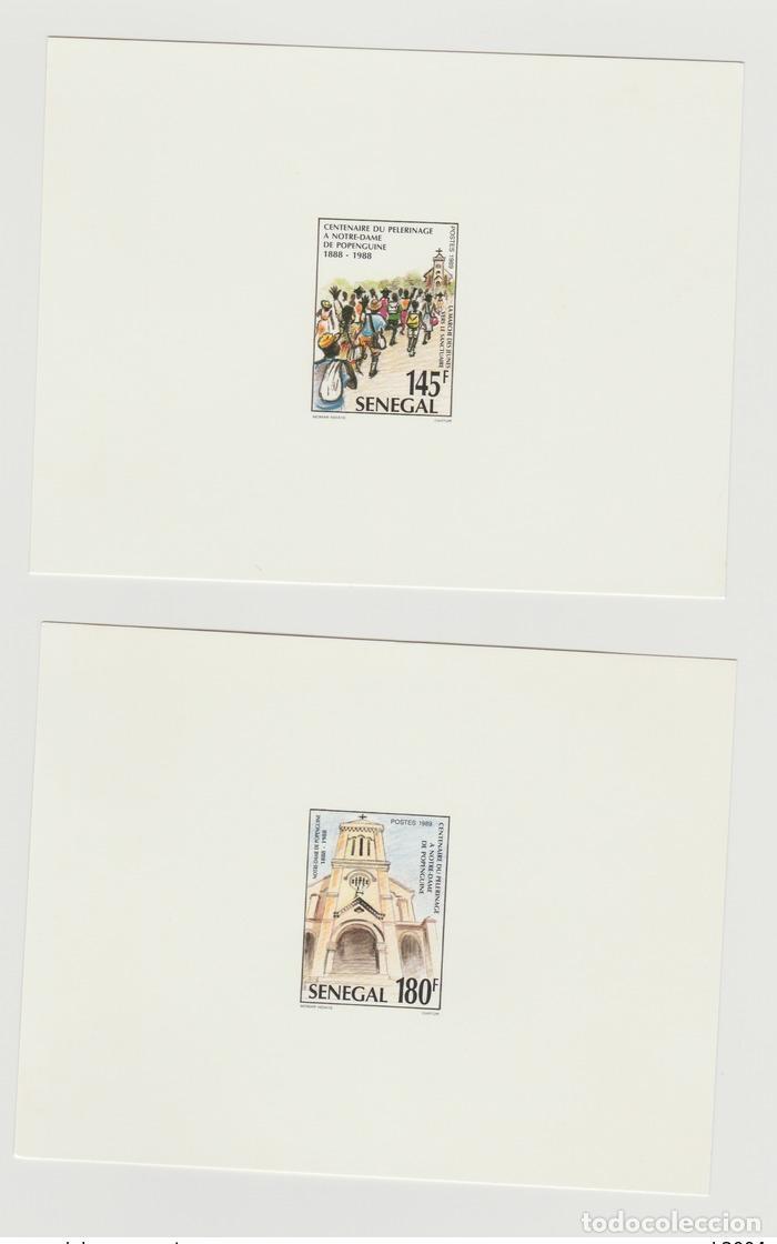 Sellos: Senegal 1989 Mi. 1049 - 1050 Evento de lujo Peregrinaci&oacute;n a Notre-Dame Popenguime