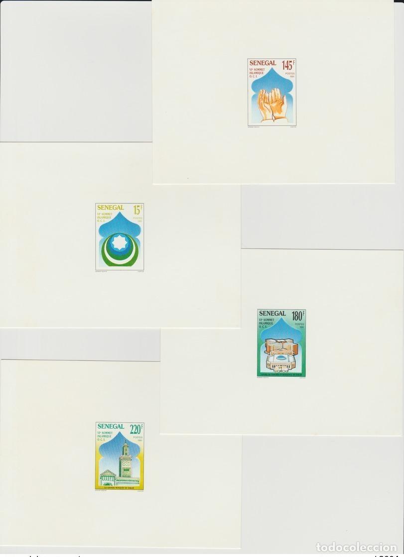 Sellos: Senegal 1991 Mi. 1158 - 1161 Evento de lujo Cumbre Isl&aacute;mica Islam OCI Religion