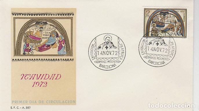 Sellos: A&Ntilde;O 1972, IV CENTENARIO DE SAN FRANCISCO DE BORJA (B) SOBRE DEL SFC ES PRIMER DIA DEL SELLO