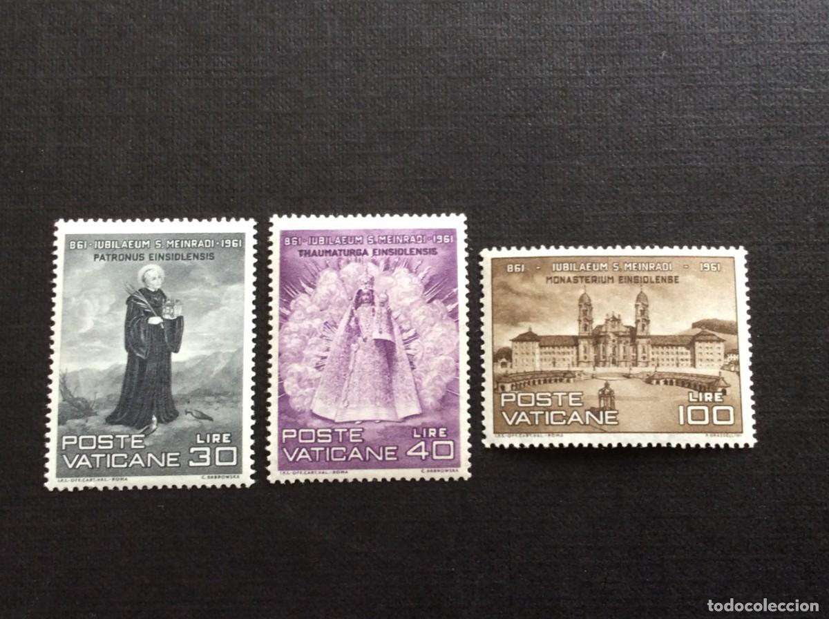 Selos: VATICANO N&ordm; YVERT 316/8*** A&Ntilde;O 1961. 11&ordm; CENTENARIO DE LA MUERTE DE SAN MEINRAD
