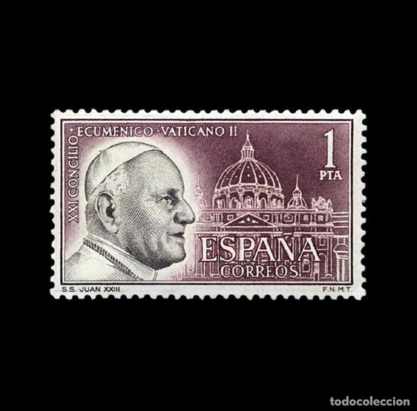 Sellos: Espa&ntilde;a 1962 | Concilio Vaticano II | Ed 1480 - Yv 1147 - Mi 1375 - SG 1541 MNH **