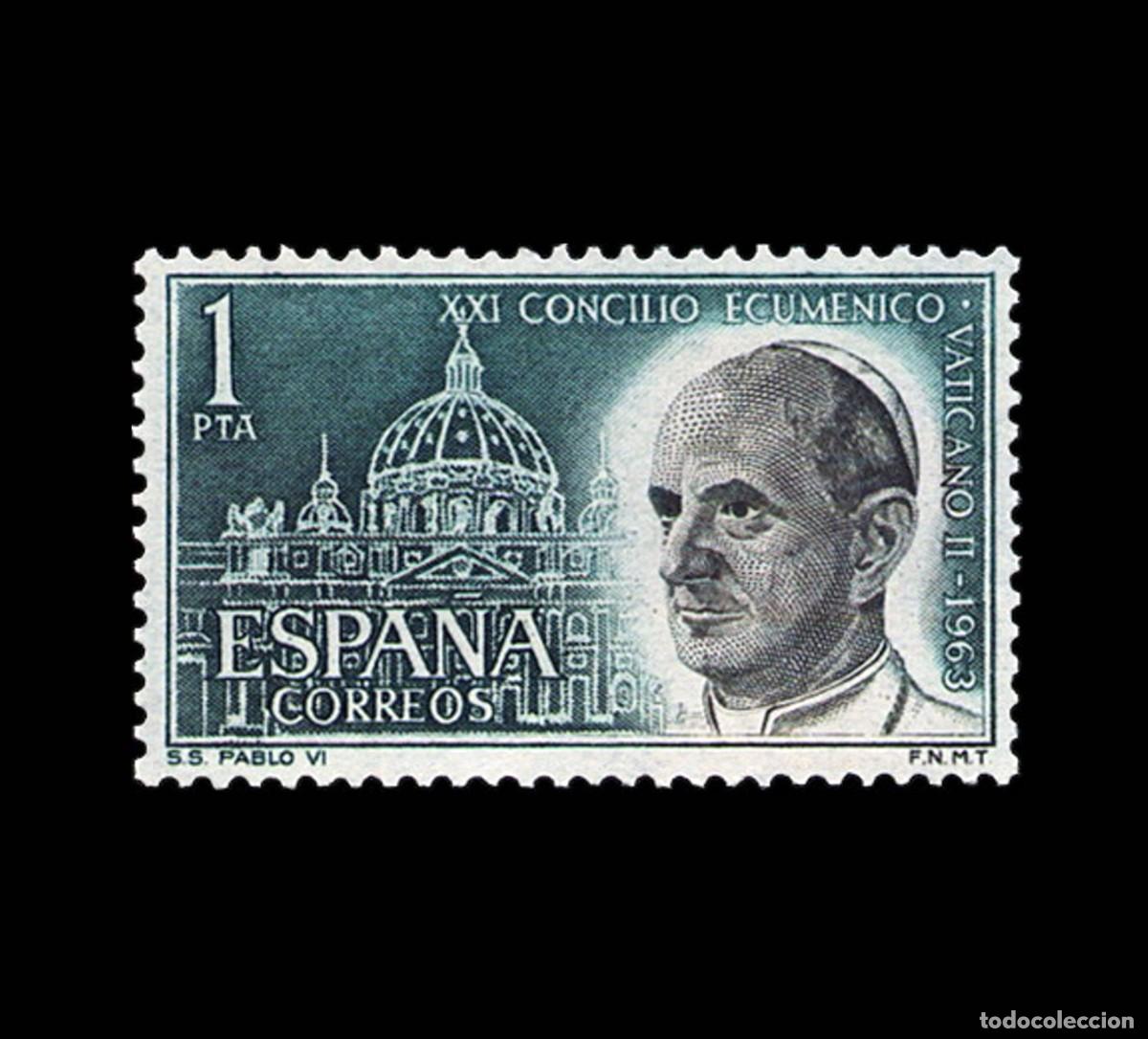 Sellos: Espa&ntilde;a 1963 | Concilio Vaticano II | Ed 1540 - Yv 1205 - Mi 1435 - SG 1601 MNH **