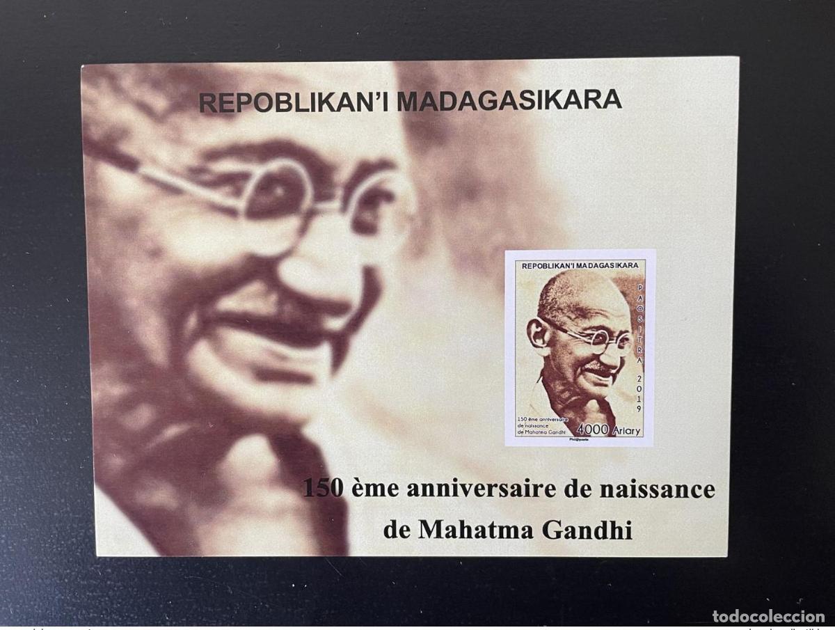 Stamps: Madagascar 2019/2020 Mi. 2717 Evento de lujo del 150 aniversario Mahatma Gandhi