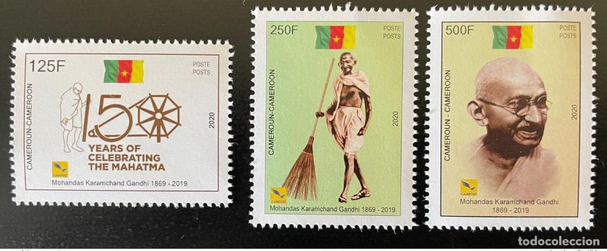 Sellos: Camer&uacute;n 2019/2020 Mi.? 150 aniversario de Mahatma Gandhi a&ntilde;os en la India
