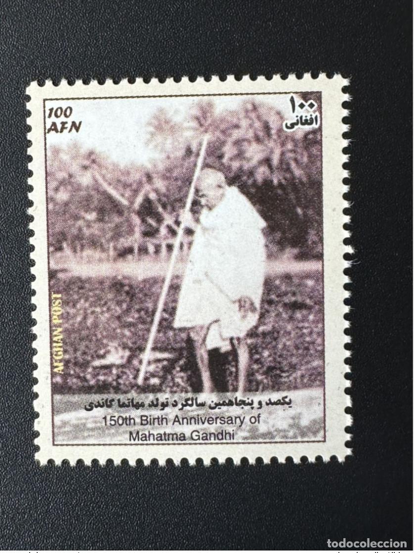 Sellos: Afganist&aacute;n 2019 Mi.? 150 aniversario de Mohandas Mahatma Gandhi (India