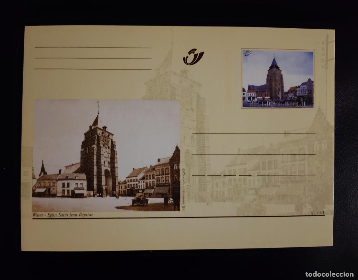 Sellos: B&eacute;lgica 2001 completo postal Wavre Iglesia San Juan Bautista nuevo