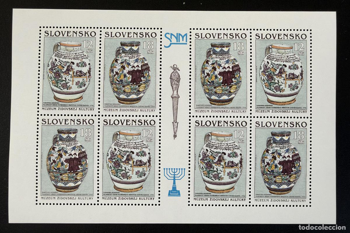 Briefmarken: Eslovaquia 1999 Mi. 356-357 Klb. emisi&oacute;n conjunta cer&aacute;mica habana
